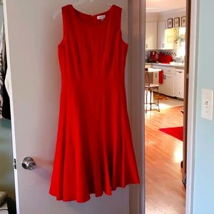 Calvin Klein red dress